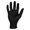 Azusa Safety 4-mil Powder-Free Black Nitrile Exam Gloves, Textured Fingertips, Large, 100 Pack ND4020